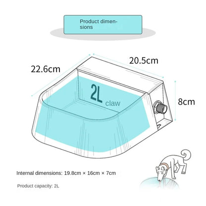 Large Capacity Automatic Pet Water Bowl - Universal Feeder