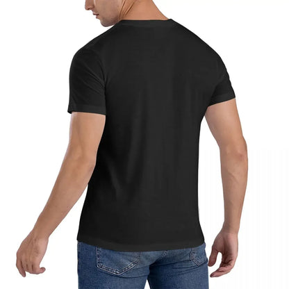 Men's Graphic Cotton T-Shirt - Crewneck, Short Sleeve, 8 Colors, S-6XL